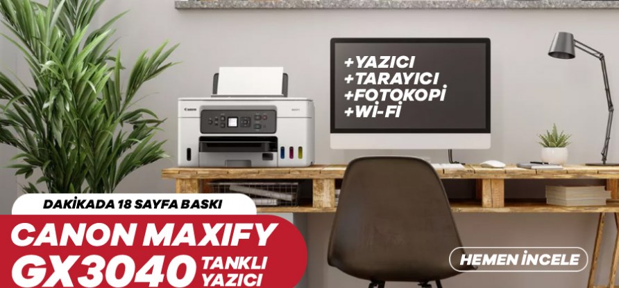 Canon Gx3040 Tanklı Yazıcı